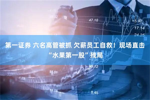 第一证券 六名高管被抓 欠薪员工自救！现场直击“水果第一股”残局