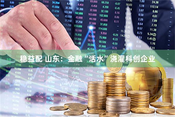 稳益配 山东：金融“活水”浇灌科创企业