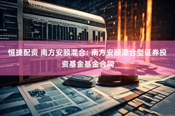 恒捷配资 南方安颐混合: 南方安颐混合型证券投资基金基金合同